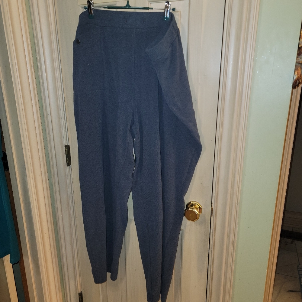 Womens Plus Sz 2X Susan Graver Weekend Gray Pants